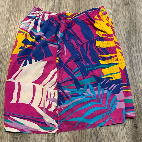 Vintage Raisins Shorts Pink Yellow Pockets Women’s Size 7-9 - Picture 3 of 7